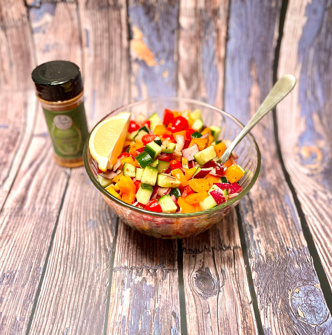 Brewhead Tomato, Cucumber, Pepper Salad